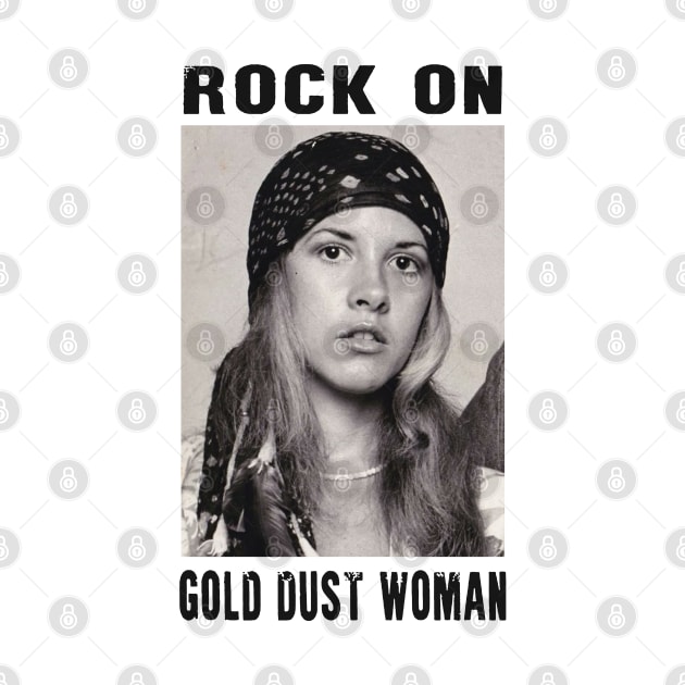 STEVIE NICKS ROCK ON GOLD DUST WOMAN by DONIEART