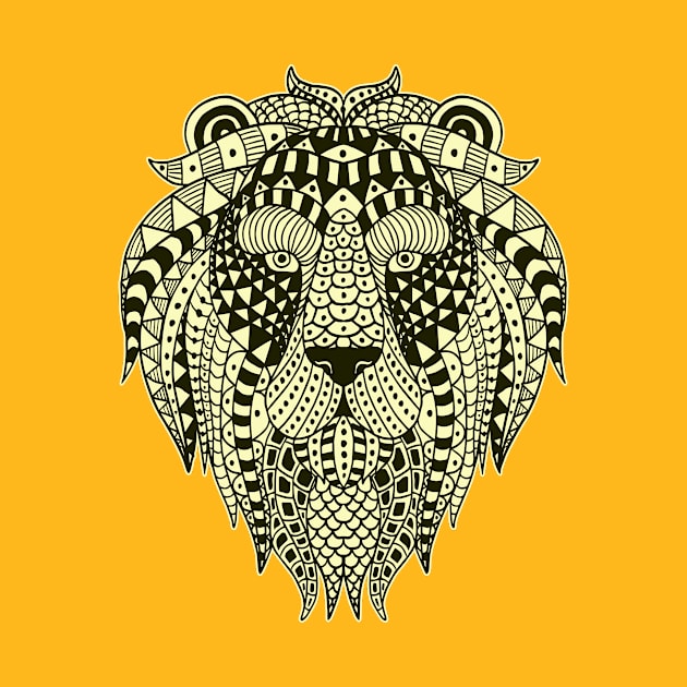 Lion Head by genevievemarkham