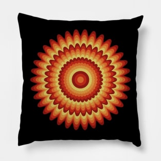 Concentric Flowers Pillow