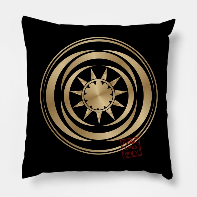 Crop Circle #167 Pillow by MagicEyeOnly