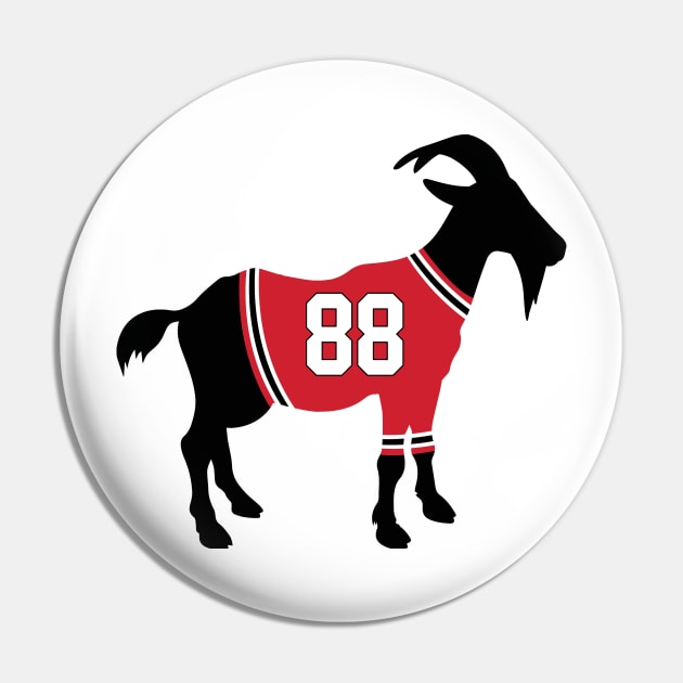 Patrick Kane Chicago Blackhawks Jersey GOAT Pin by cwijeta