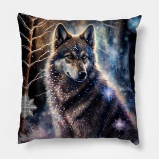 Beautiful Tamaskan Wolfdog Pillow