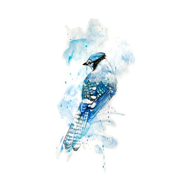 Blue Jay rainy day by MoanaMatron