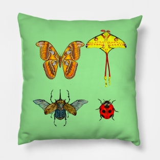 4 color Insects Pillow