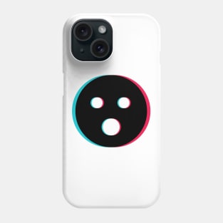 TikTok O Oh emoji smiley Black Phone Case