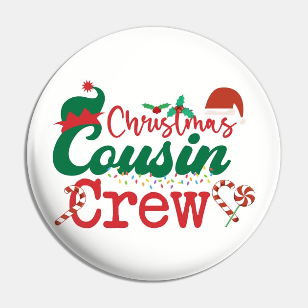 Christmas Cousin Crew 2022 Matching Pin by Mix Master Repeat