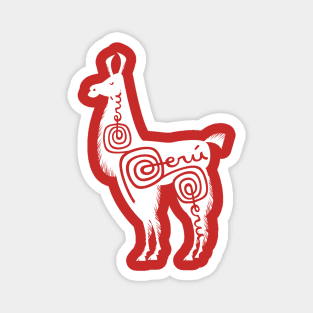 Peru Alpaca Magnet