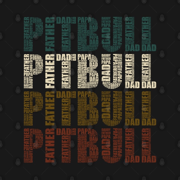 Putbull Dad - Funny Dog Lovers Gift For Papa by DnB