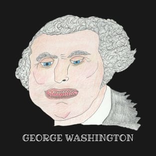 George Washington Hand Drawn Funny Tshirt T-Shirt