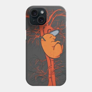 Chainsaw Heart Phone Case