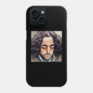 Baruch Spinoza | Anime Style | Portrait Phone Case