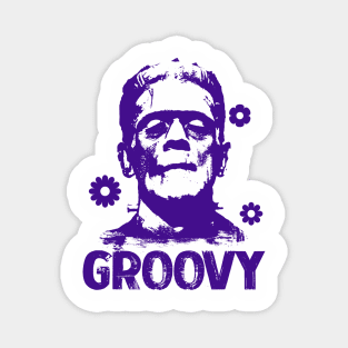 FRANKENSTEIN - Groovy tie dye Magnet