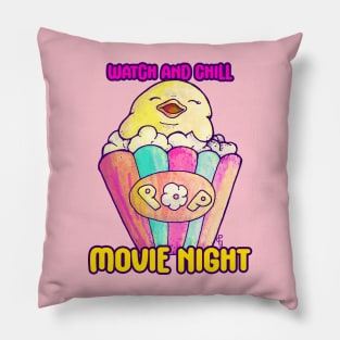 Popcorn and Ducklings Pillow