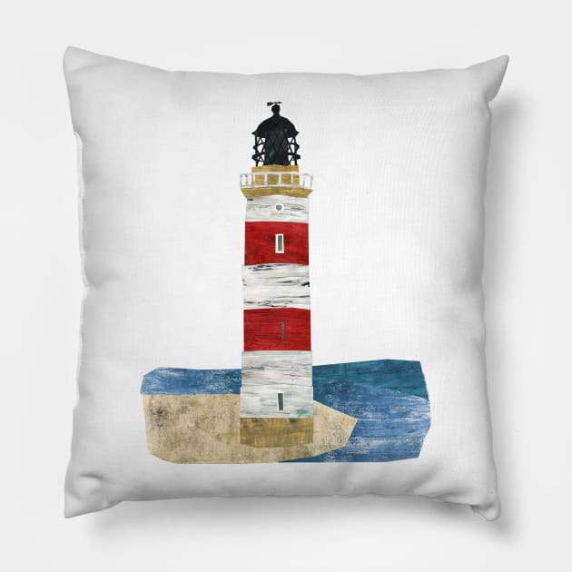 Lighthouse Pillow by Babban Gaelg