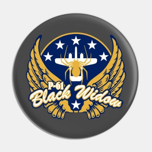 WW2 P-61 Black Widow Pin