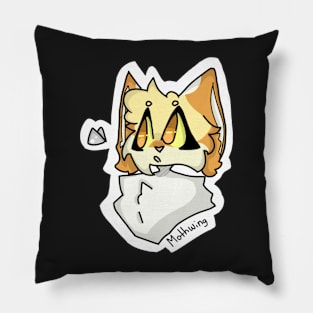 Mothwing Sticker Pillow