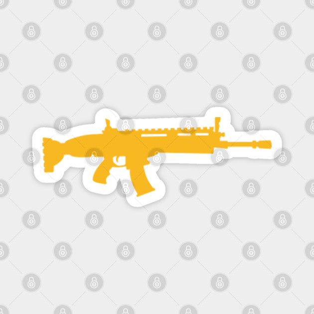 Gold Scar Fortnite Magnet Teepublic Au