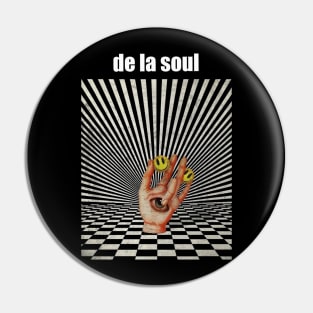 Illuminati Hand Of de la soul Pin