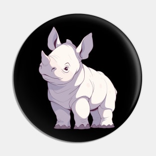 Rhinoceros Pin