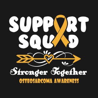 Osteosarcoma Gastroparesis Awareness Support Squad Stronger Together - In This Family We Fight Together T-Shirt T-Shirt