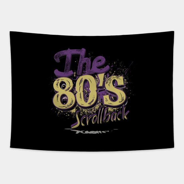 80's scrollback text Tapestry by GraphGeek