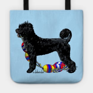 Portuguese Water Dog Retriever with Float Line Tote