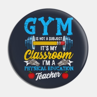 Gym Physical Education Teacher Pin