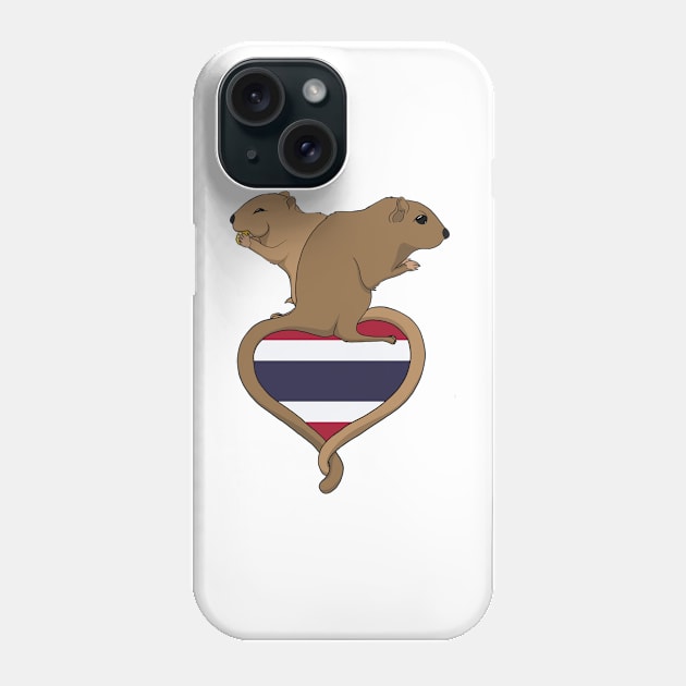 Gerbil Thailand (light) Phone Case by RampArt