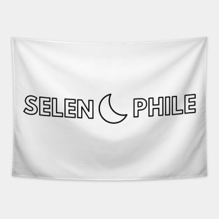 Selenophile Typography Design 2 Tapestry