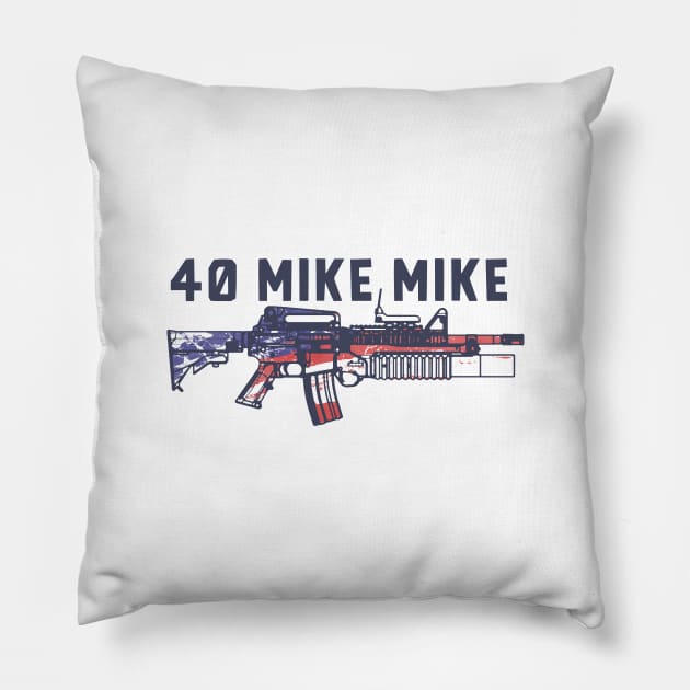 40 Mike Mike Pillow by Toby Wilkinson