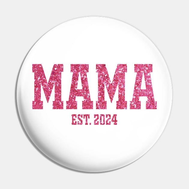 Mama Est 2024 Promoted To Mommy Pin by adil shop
