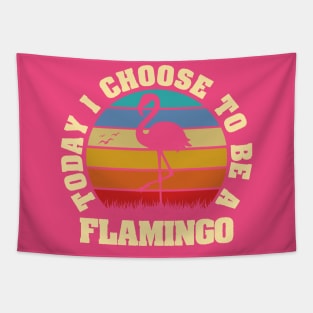 I like Flamingo Funny vintage lover Today I choose Flamingo Tapestry