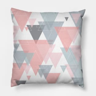 Scandinavian style triangles Pillow