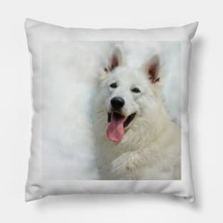 Swiss white shepherd Pillow