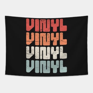 Retro VINYL Record Text Tapestry