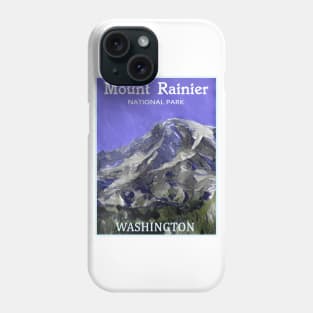 Mount Rainier National Park, Washington Phone Case