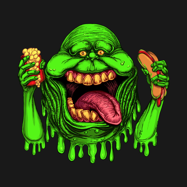 Slimer - Ghostbusters - Hoodie | TeePublic