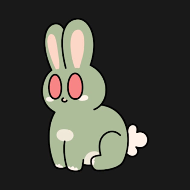 Chibi Zombie Bunny by JadedOddity