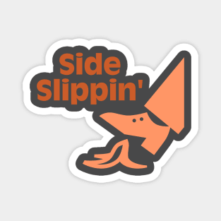 Side Slippin' Jazz Musician Logo Magnet