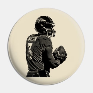 Russell Wilson || Vintage Pencil Drawing Pin