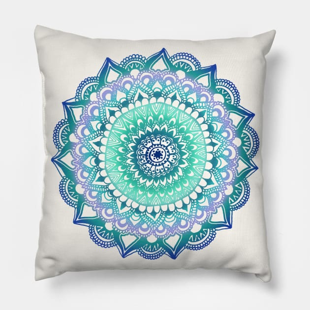 Deep Forest Flower Pillow by tangerinetane