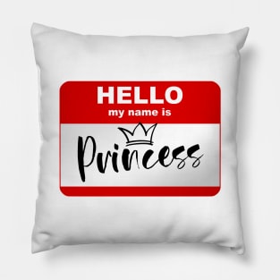 Hello my name is Princess Pillow