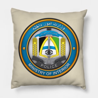 Afghanistan Ministry of Interior Affairs Pillow