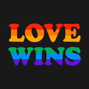 Love Wins - LGBT Rainbow - Pride Parade T-Shirt