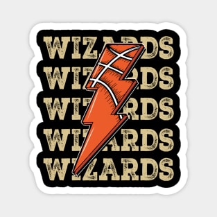 Funny Sports Wizards Proud Name Basketball Classic Magnet
