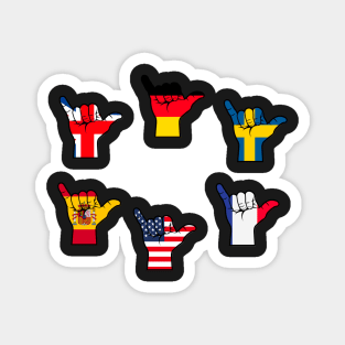 Shaka, flags of the world Magnet