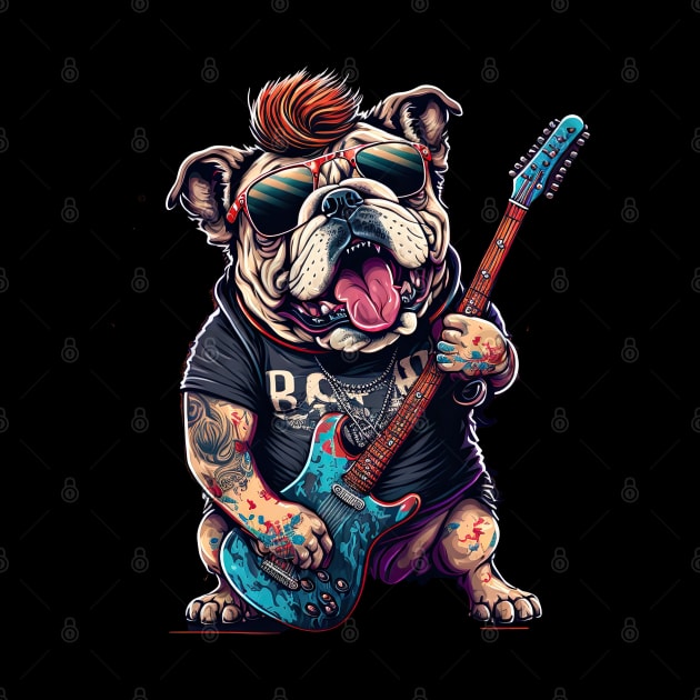 Bulldog Rocker by JayD World