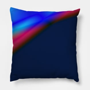 red blue green texture artwork Pillow