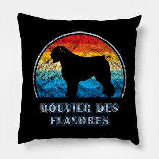 Bouvier des Flandres Vintage Design Dog Pillow