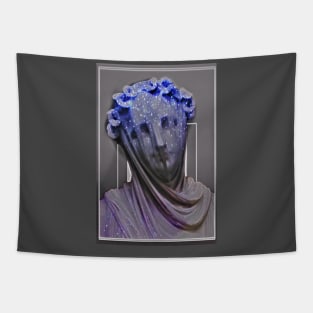 Aesthetics, darkness, gothic, romantic, moon, dark academia, love, romantic, statue, vintage, retro, artistic, artsy, classy Tapestry